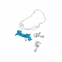 OEM 2007 Jeep Grand Cherokee INSULATOR-Transmission Support Diagram - 52124085AB