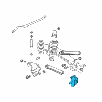 OEM 2012 Ram 3500 Front Steering Knuckle Diagram - 68065446AA