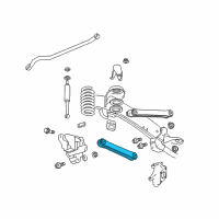 OEM 2010 Dodge Ram 3500 Front Lower Control Arm Diagram - 4670383AB