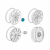 OEM 2019 Buick Envision Center Cap Diagram - 9015188