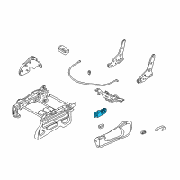 OEM Jeep Liberty Switch-Power Seat Diagram - 55352782AB