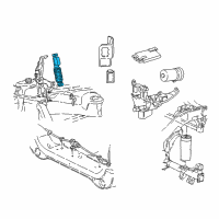 OEM 1999 Lincoln Navigator Height Sensor Diagram - F75Z-5359-AA