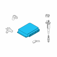 OEM BMW 650i Gran Coupe Engine Control Module Diagram - 12-14-8-610-680