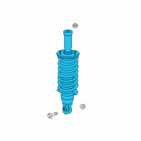 OEM 2013 Infiniti QX56 ABSORBER Kit - Shock, Front Diagram - E6101-1LA7D