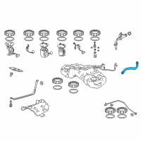 OEM 2015 Acura TLX Tube Complete , Filler Diagram - 17651-TZ3-A01