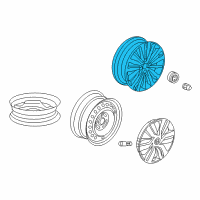 OEM 2016 Honda Fit Disk, Aluminum Wheel (16X6J) (Hayes Lemmerz) Diagram - 42700-T5R-A91