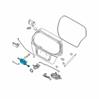 OEM 2015 Chevrolet Spark Lock Actuator Diagram - 94550515