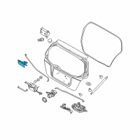 OEM Pontiac Handle Asm-Lift Gate Outside Pull Diagram - 96490135