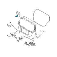 OEM 2016 Chevrolet Spark Impact Bar Bolt Diagram - 94500433