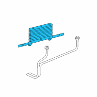 OEM 1996 Chevrolet P30 Transmission Cooler Diagram - 15059397