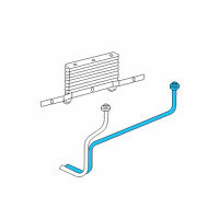 OEM 2001 Chevrolet Express 1500 Inlet Hose Diagram - 15052181