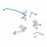 OEM Acura RSX Spring, Rear Stabilizer (19Mm) Diagram - 52300-S6M-A01