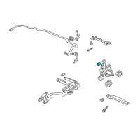 OEM 2005 Acura RSX Bush, Rear Arm (Upper) Diagram - 52395-S6M-801