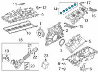 OEM BMW 540i Pre-Formed Seal Diagram - 11-61-9-486-362