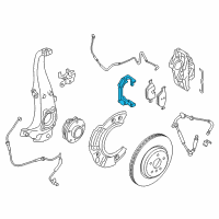 OEM 2012 BMW 650i xDrive Calliper Carrier Diagram - 34-11-7-846-705