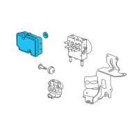 OEM Pontiac Torrent Electronic Brake Control Module Kit Diagram - 19153229