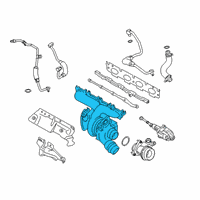 OEM 2021 BMW X3 Turbocharger Diagram - 11659845815