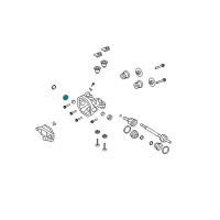 OEM 2008 Ford Explorer Sport Trac Axle Seals Diagram - 7L1Z-4A109-D