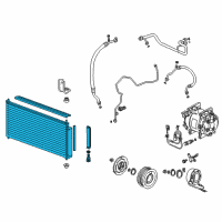 OEM 2011 Honda Insight Condenser Sub-Assy. Diagram - 80110-TM8-A01