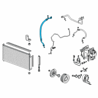 OEM 2010 Honda Insight Hose, Suction Diagram - 80311-TM8-A01