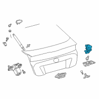 OEM 2018 Toyota Prius Lock Diagram - 69350-47050