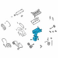 OEM Kia Sorento Pan Assembly-Oil Diagram - 2152039850