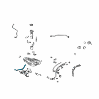 OEM 2012 Toyota Matrix Mount Strap Diagram - 77601-12370