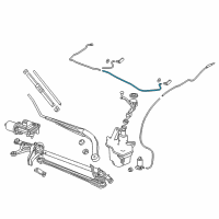 OEM 2020 Honda CR-V Tube 4X7X740 Diagram - 76827-T0G-A01