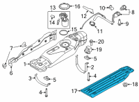 OEM 2020 Ford F-150 Skid Plate Diagram - FL3Z-9A147-C