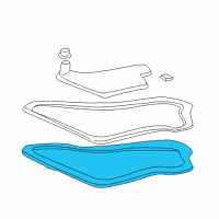 OEM Pontiac Trans Sport Pan Kit, Automatic Transmission Oil (M6) *Includes Pan, Ma Diagram - 24211988