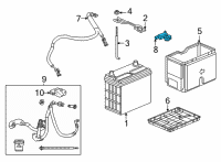 OEM Honda SENSOR, BATTERY Diagram - 38920-T31-H01