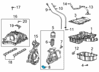 OEM Jeep Wrangler Gasket-Oil Filter Housing Diagram - 68505111AA