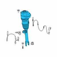 OEM 2017 BMW 750i xDrive RP AIR SUSPENSION STRUT FRON Diagram - 37-10-7-915-970