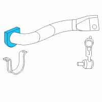 OEM 2003 Chevrolet SSR Insulator-Front Stabilizer Shaft Diagram - 15101076