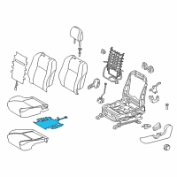 OEM 2021 Toyota Tacoma Seat Cushion Heater Diagram - 87510-04060