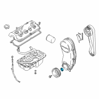 OEM 1998 Chevrolet Tracker Oil Seal Diagram - 91175484