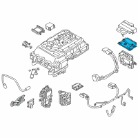 OEM 2015 BMW i3 Engine Control Module Diagram - 12-14-8-645-316