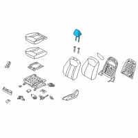 OEM Hyundai Heater-Front Seat Back Driver Diagram - 88397-3V031
