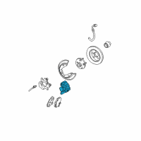 OEM 2002 Ford Taurus Caliper Diagram - 2F1Z-2553-AA