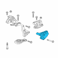 OEM 2013 Buick Encore Mount Bracket Diagram - 95073703