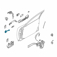 OEM Infiniti Check Link Assembly-Front Door R Diagram - 80430-8Y90A