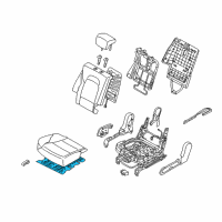 OEM 2013 Hyundai Santa Fe Sport Heater-Rear Seat Cushion Diagram - 89190-4Z000