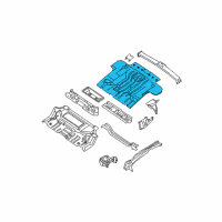 OEM 2009 Nissan Xterra Floor-Rear, Rear Diagram - 74514-EA030