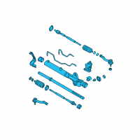 OEM 2007 Hyundai Tucson Gear & Linkage Assembly-Power Steering Diagram - 57700-1F050