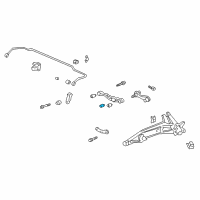 OEM 2000 Acura Integra Bush, Rear Shock Absorber (Lower) (Yamashita) Diagram - 52622-SK7-A02