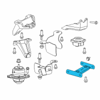 OEM 2016 Dodge Viper CROSSMEMBER-Transmission Diagram - 5037263AF