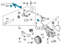 OEM Lincoln Nautilus Outlet Hose Diagram - FT4Z-8K276-G