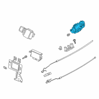 OEM Ford Expedition Latch Assembly Diagram - FA1Z-7443150-B
