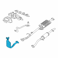 OEM 2005 Ford Escape Converter Diagram - 6L8Z-5E212-D