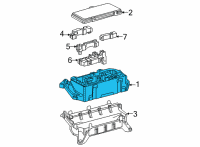 OEM 2021 Toyota Mirai Relay Box Diagram - 82666-62150